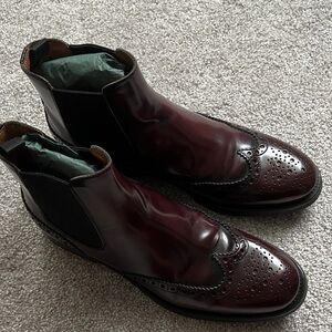 Church's Ketsby Burgundy Ankle Boots US7.5